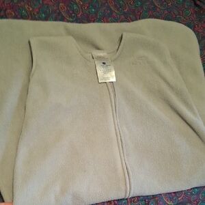 Light Gray Fleece HALO Sleep Sack 12m